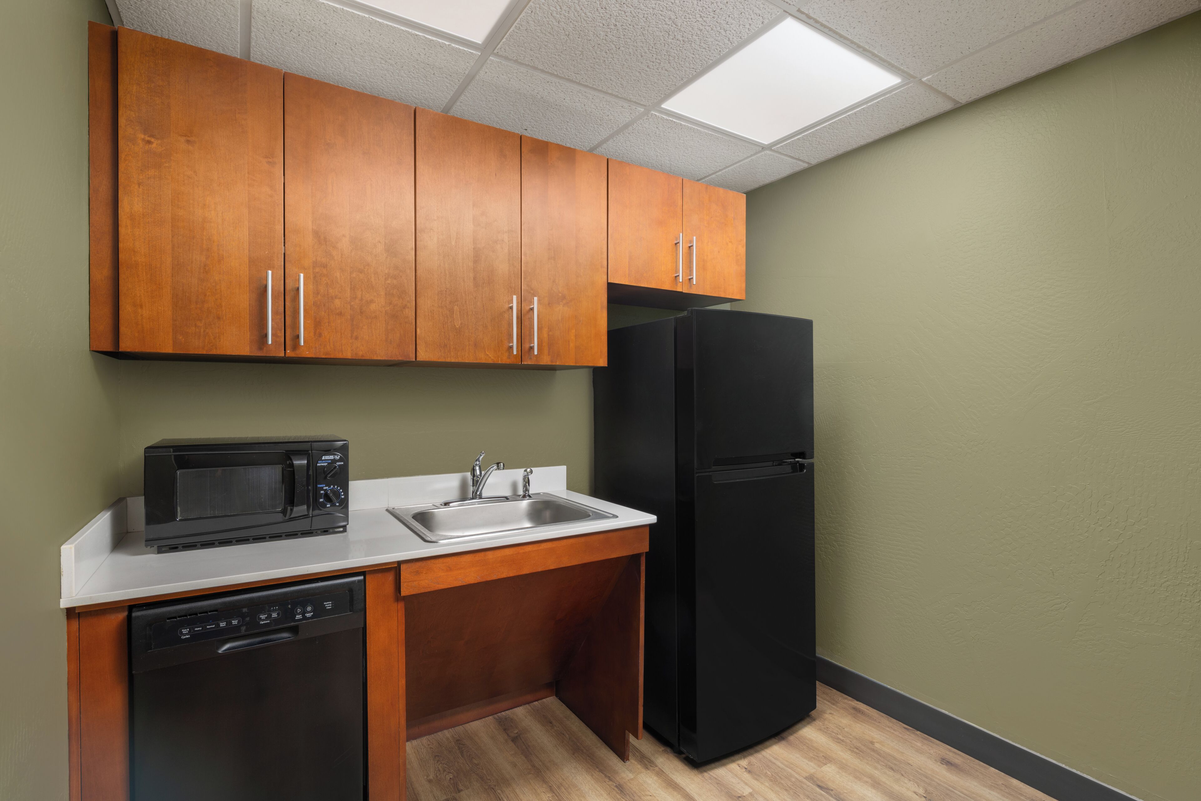 Suite, 1 King Bed, Roll-in Shower (Mobility Accessible) | Living area