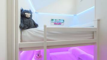 Luxe beddengoed, individueel gedecoreerd, individueel gemeubileerd