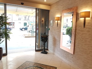 Interior entrance