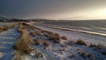 Vlak bij het strand, wit zand