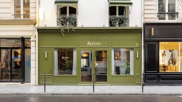 Majoituspaikan julkisivu