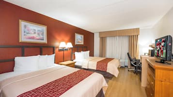 In-room safe, desk, laptop workspace, blackout drapes