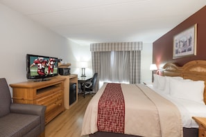 In-room safe, desk, laptop workspace, blackout drapes