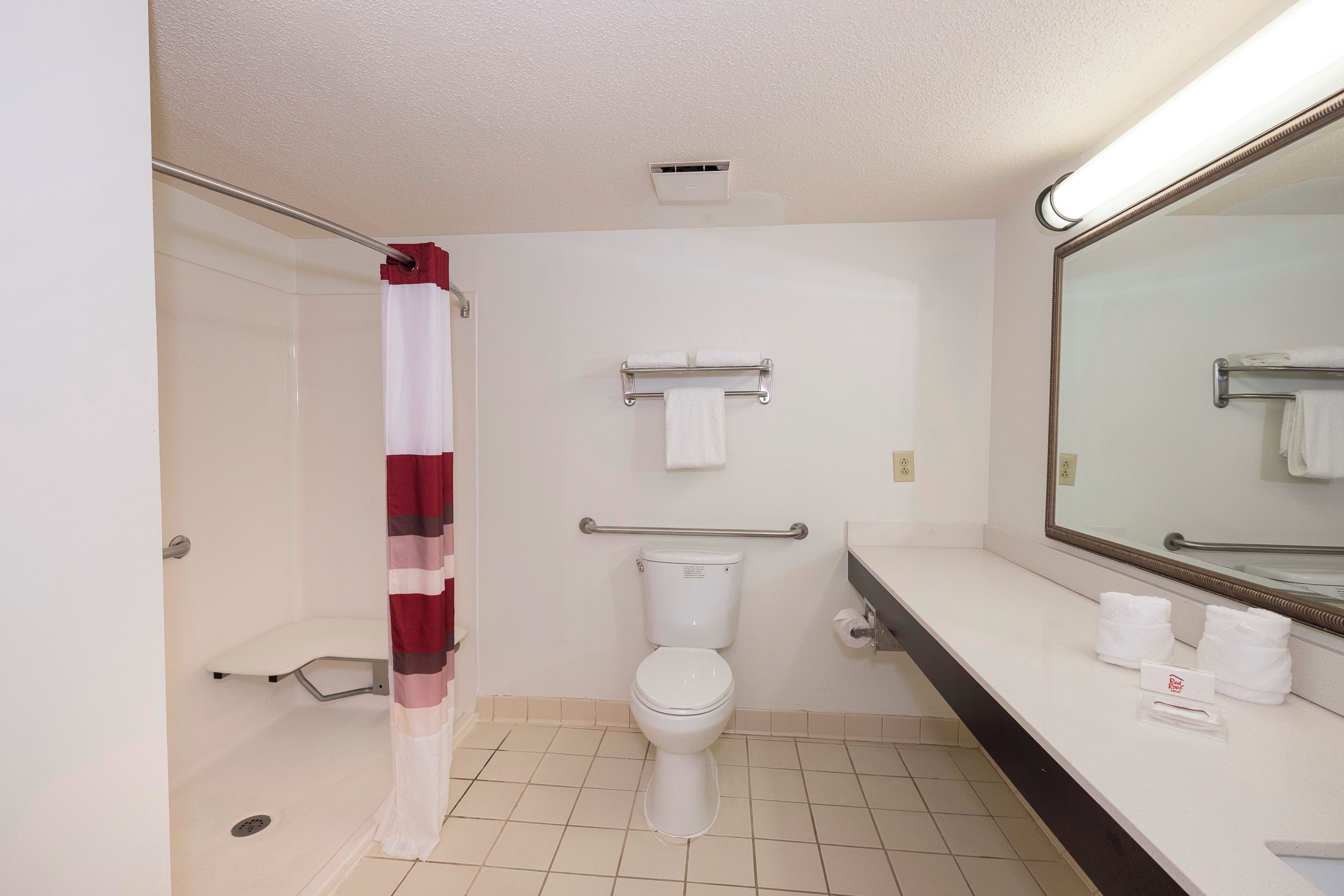 Superior Room, 1 King Bed, Accessible, Non Smoking (Roll-In Shower) | Bathroom