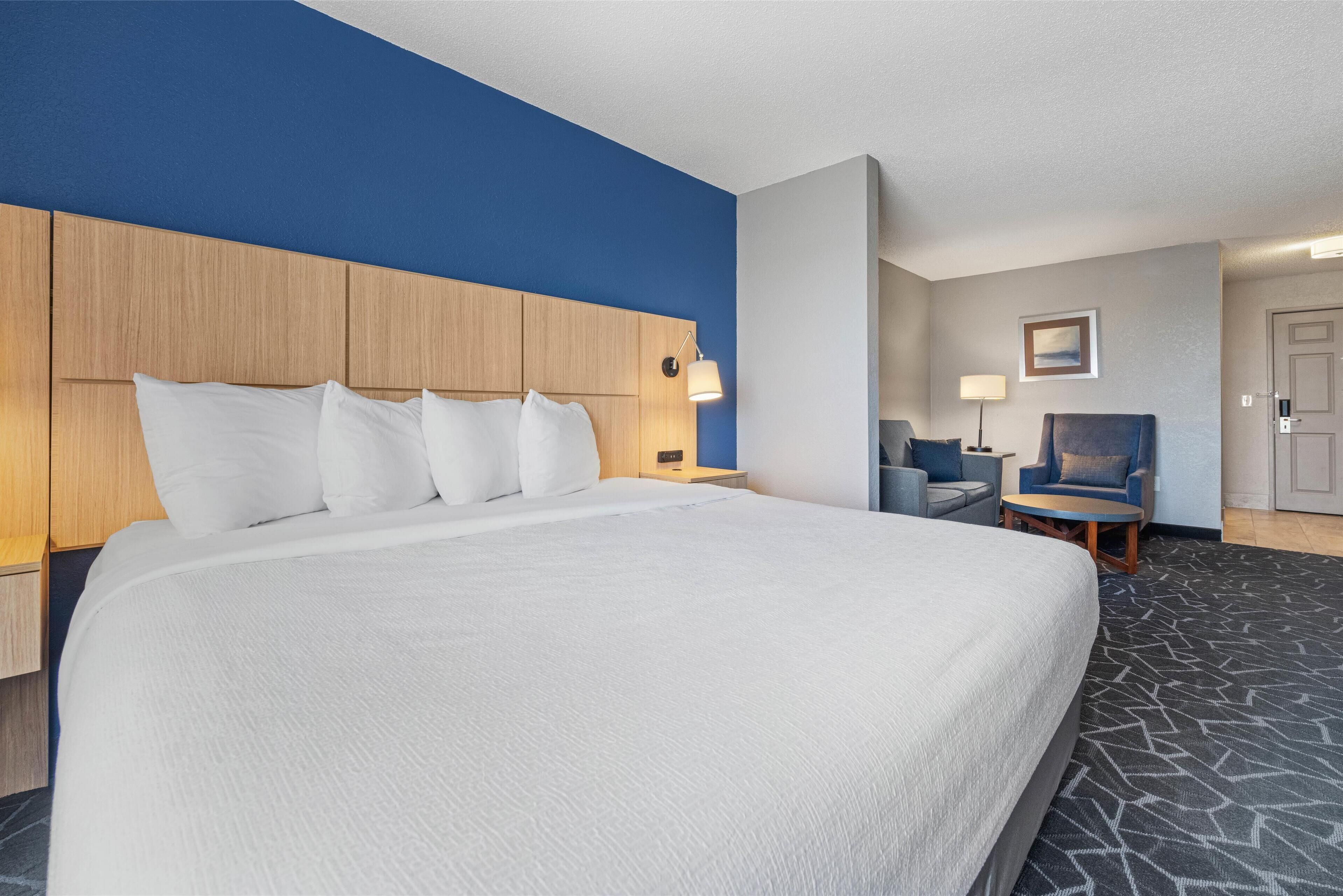 suite, 1 king bed, non smoking, refrigerator (with sofabed) | 1 bedroom, premium bedding, pillow-top beds, desk