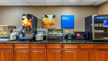 Free daily full breakfast