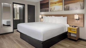 Standardzimmer, 1 King-Bett, Kühlschrank und Mikrowelle