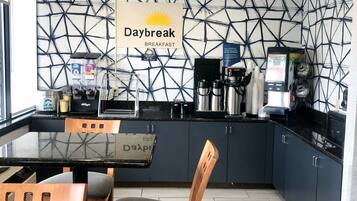 Free daily on-the-go breakfast