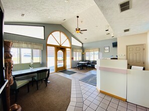 Interior entrance