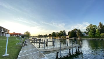 Uitzicht op het water