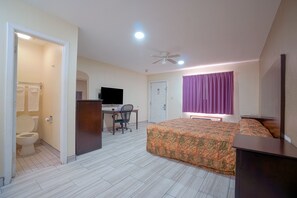 Room, 1 King Bed, Smoking | Desk, iron/ironing board, free WiFi, bed sheets
