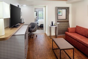 In-room safe, desk, laptop workspace, blackout drapes