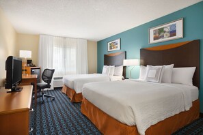 Room, 2 Queen Beds | Desk, blackout curtains, iron/ironing board, free cots/infant beds - Fairfield Inn & Suites Youngstown Boardman/Poland (Poland)