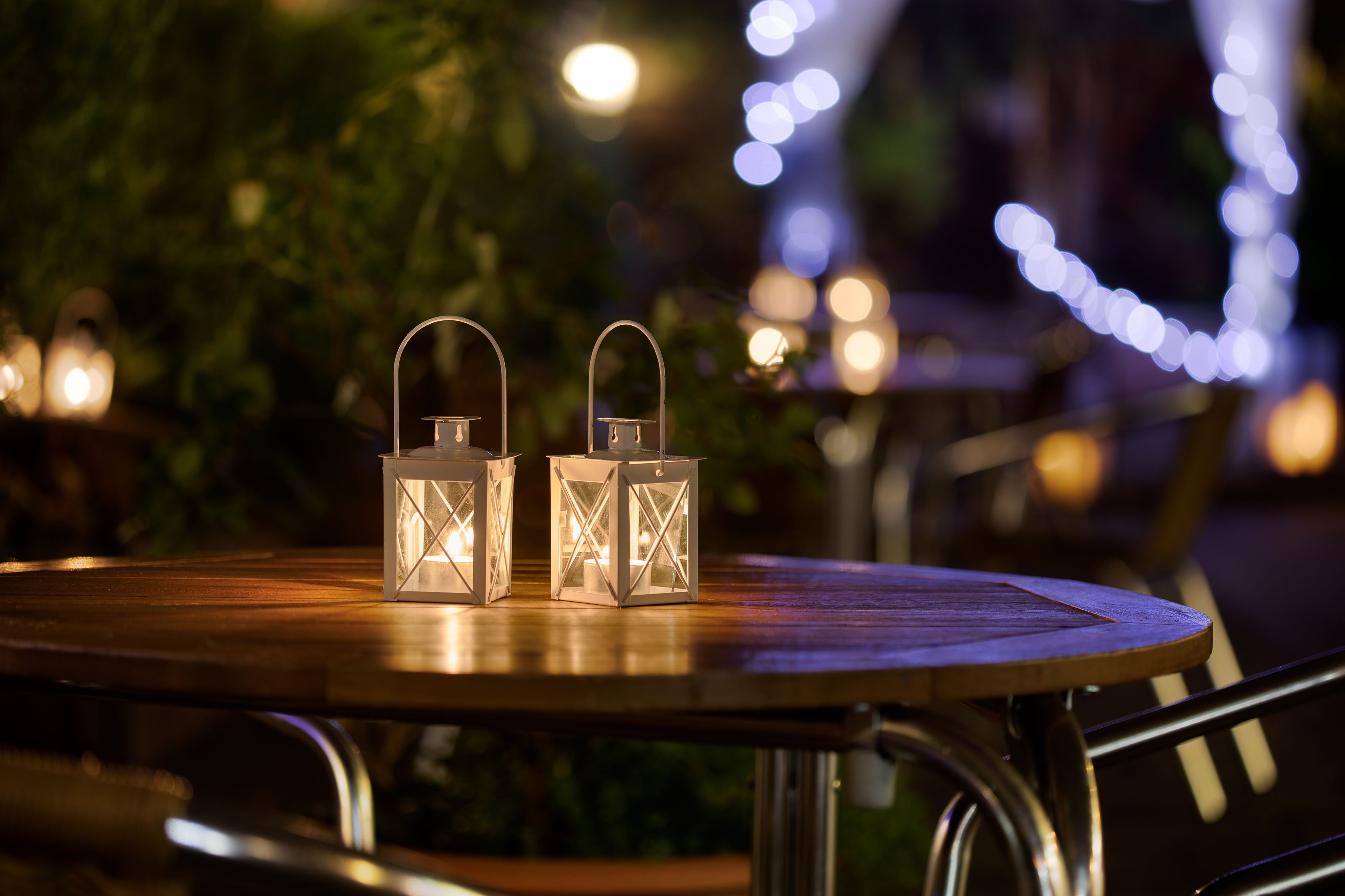 outdoor wedding area