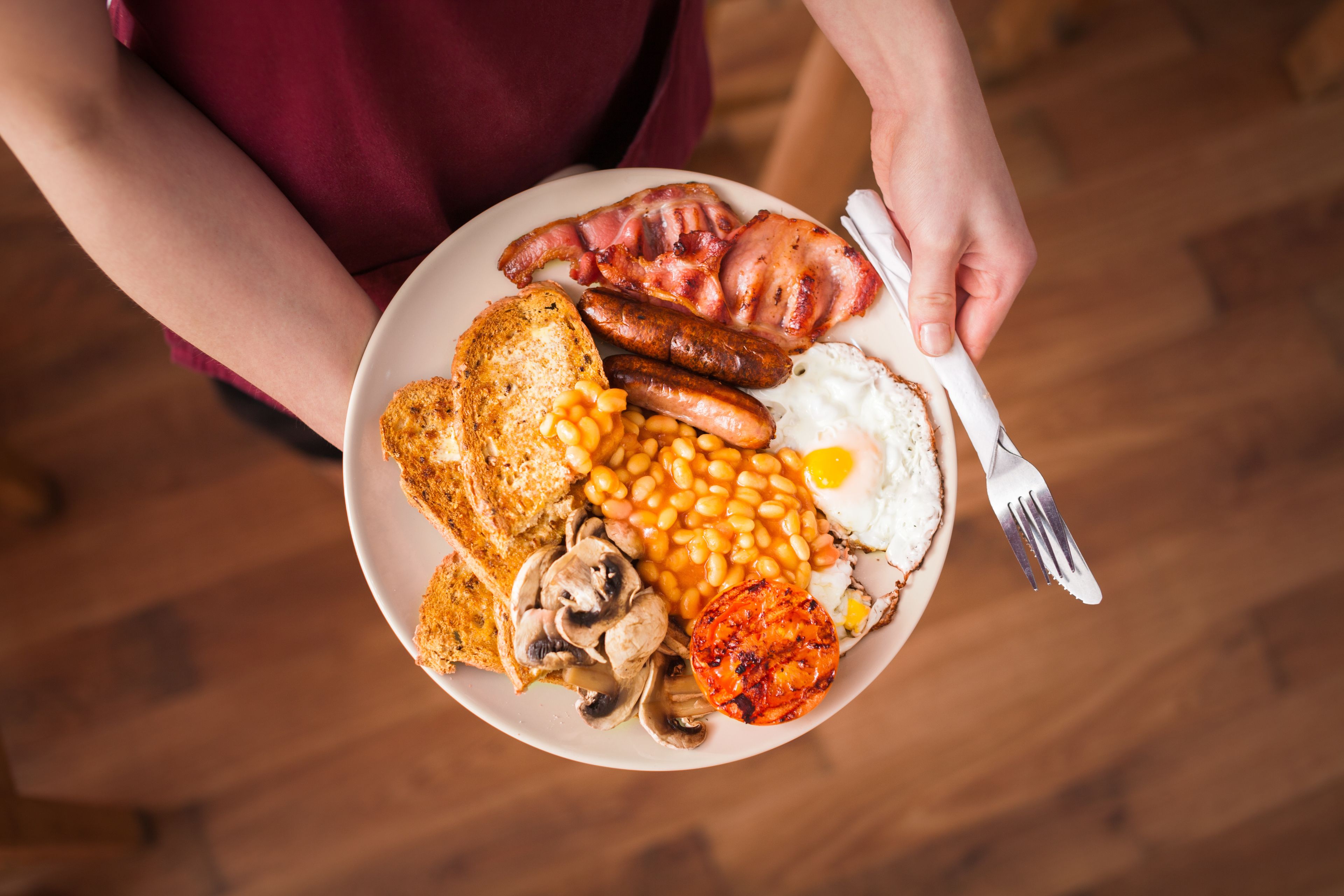 daily buffet breakfast (gbp 13.00 per person)