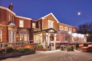 Front of property – evening/night