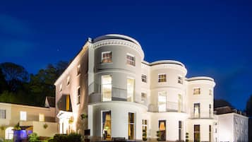 Front of property - evening/night