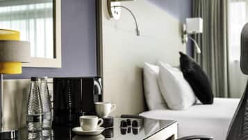 In-room safe, desk, iron/ironing board, WiFi (free)