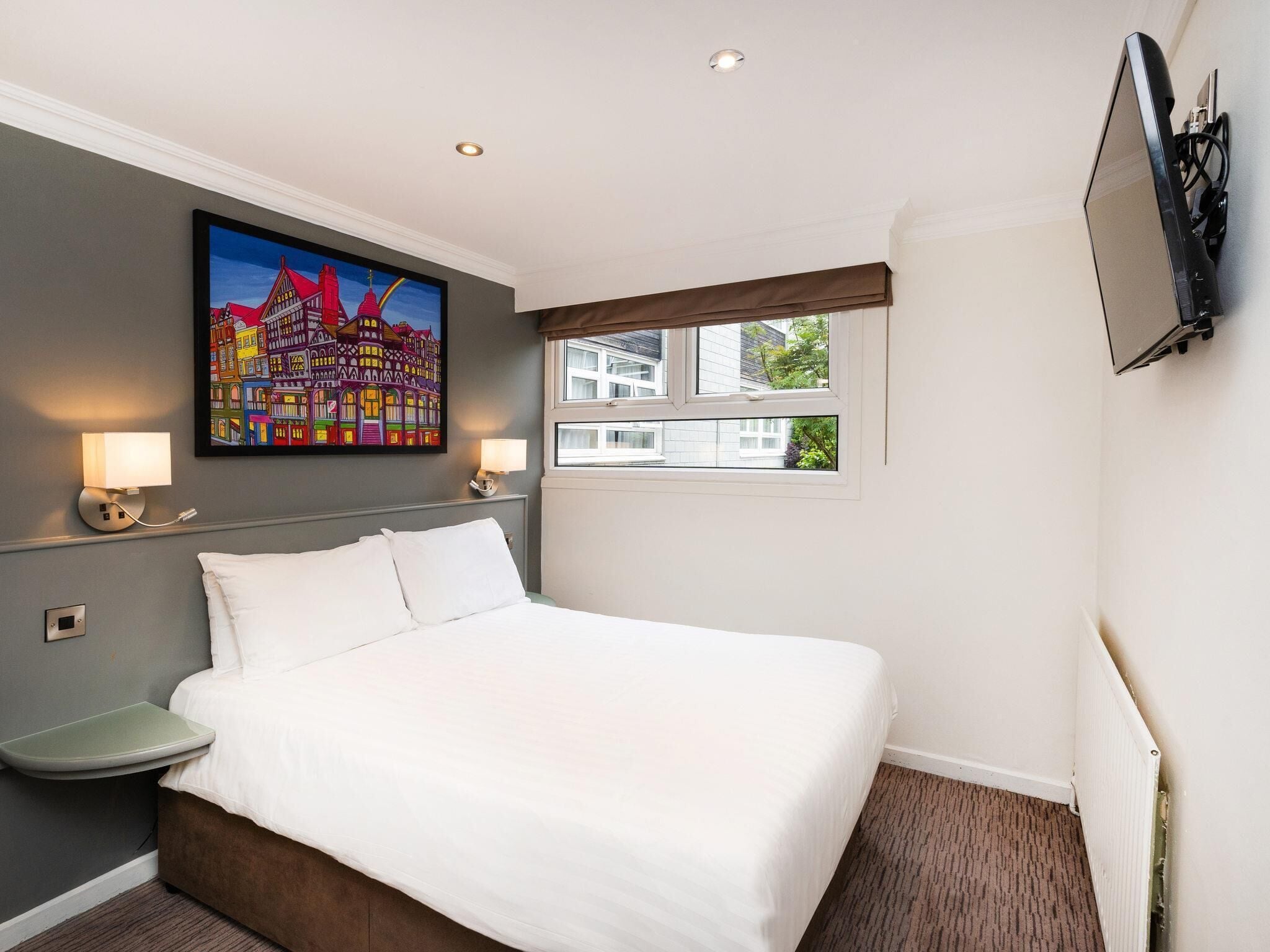 Double Room, 1 Double Bed (Compact) | In-room safe, desk, iron/ironing board, free cribs/infant beds