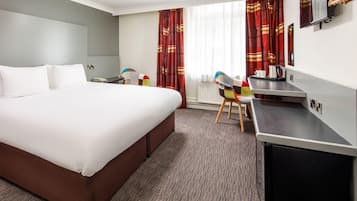 In-room safe, desk, iron/ironing board, free cribs/infant beds
