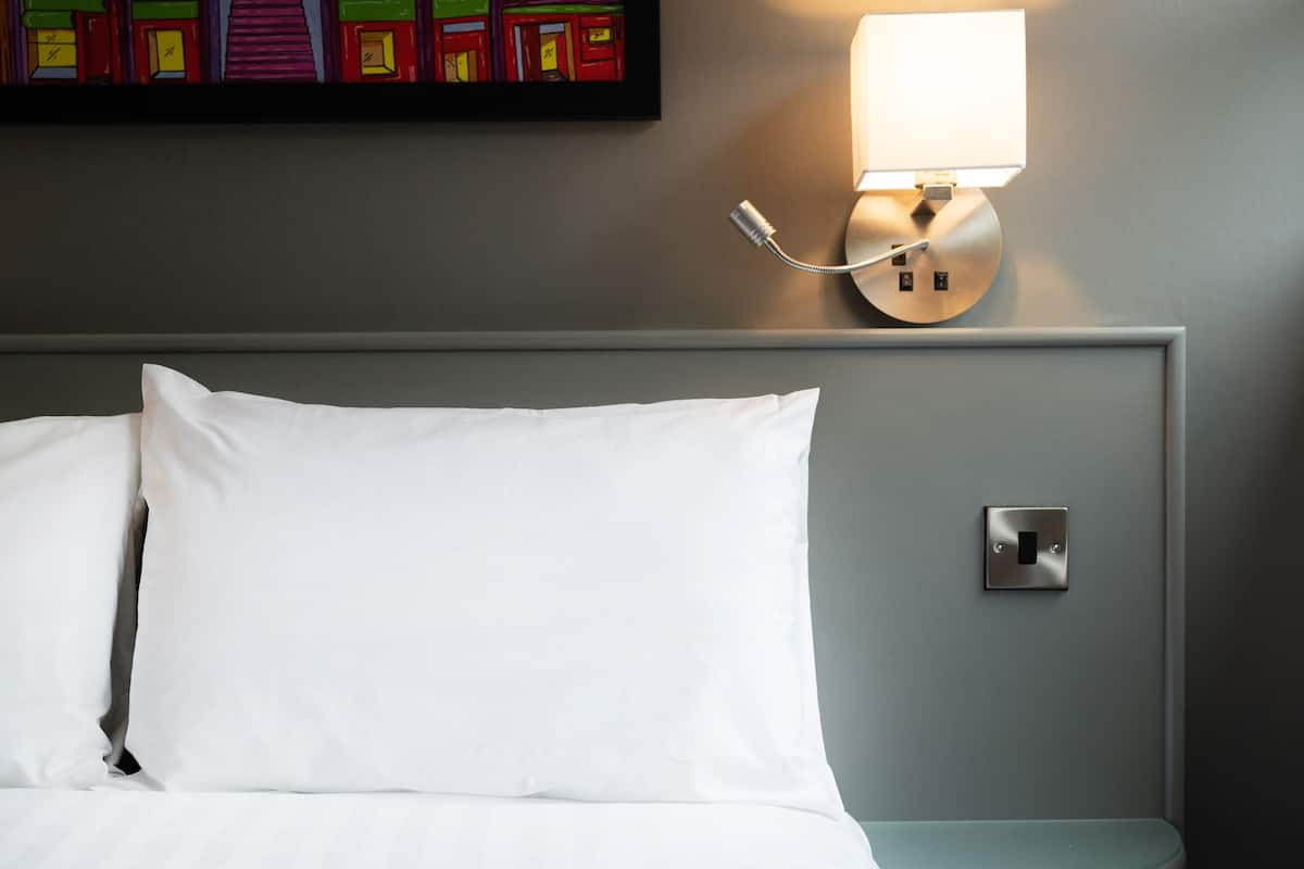 Double Room, 1 Double Bed (Compact) | 1 bedroom, in-room safe, desk, iron/ironing board