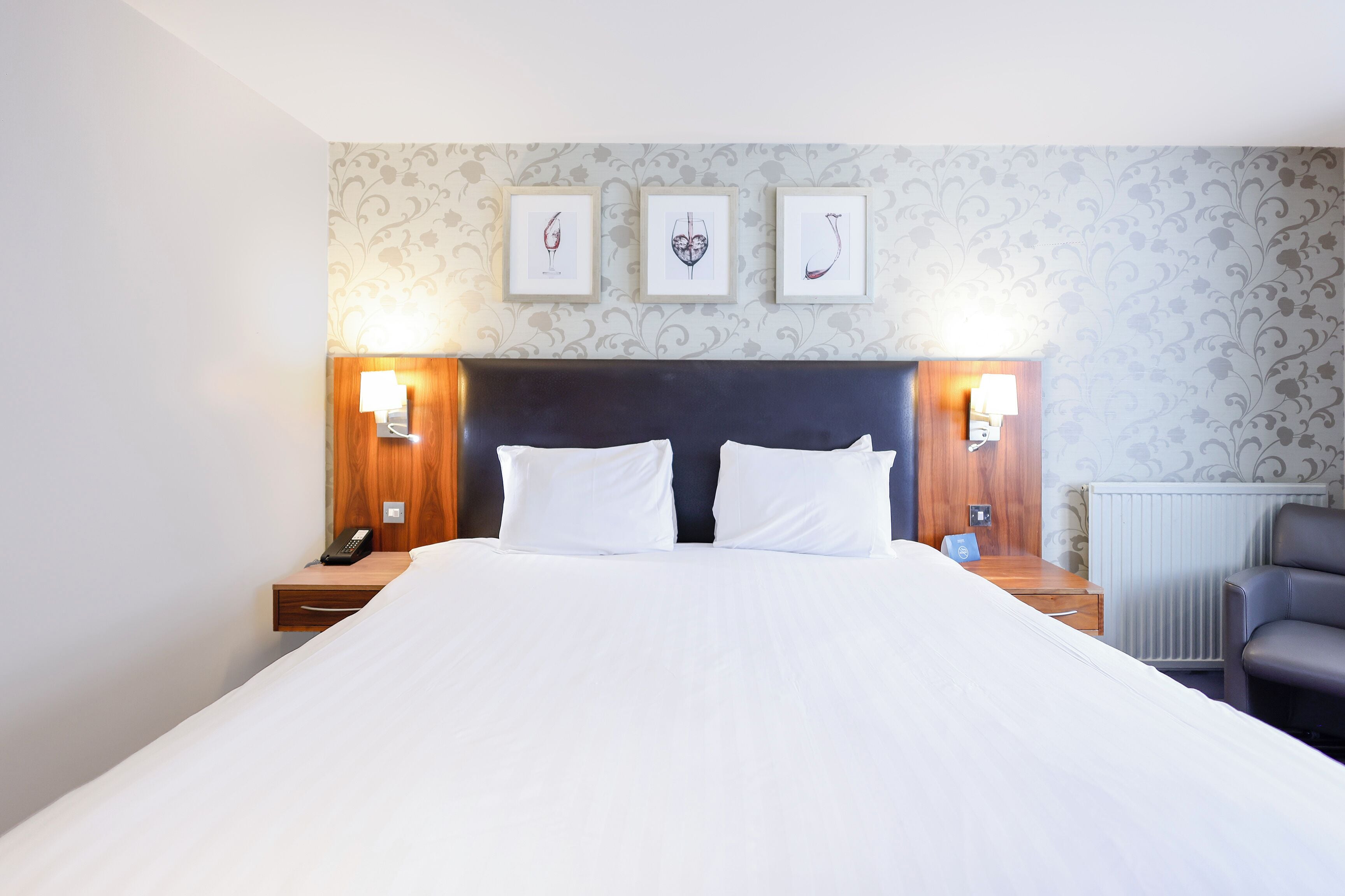 In-room safe, desk, laptop workspace, soundproofing