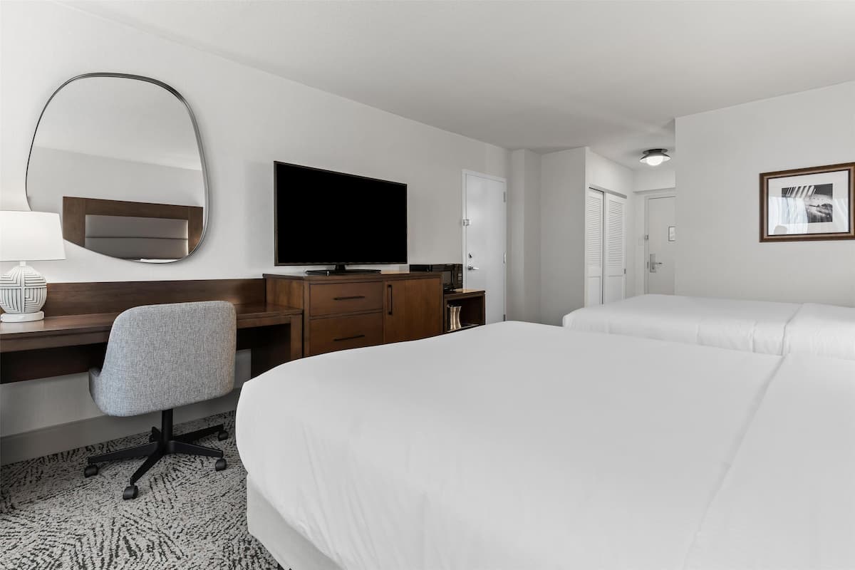 Deluxe Room, 2 Queen Beds | Hypo-allergenic bedding, in-room safe, blackout drapes, soundproofing