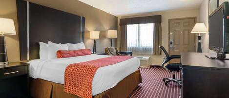 Chambre Standard, 1 très grand lit, non-fumeur, réfrigérateur et four à micro-ondes