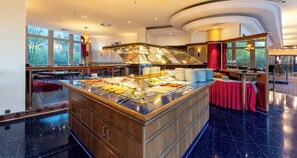 Daily buffet breakfast (EUR 19.00 per person)
