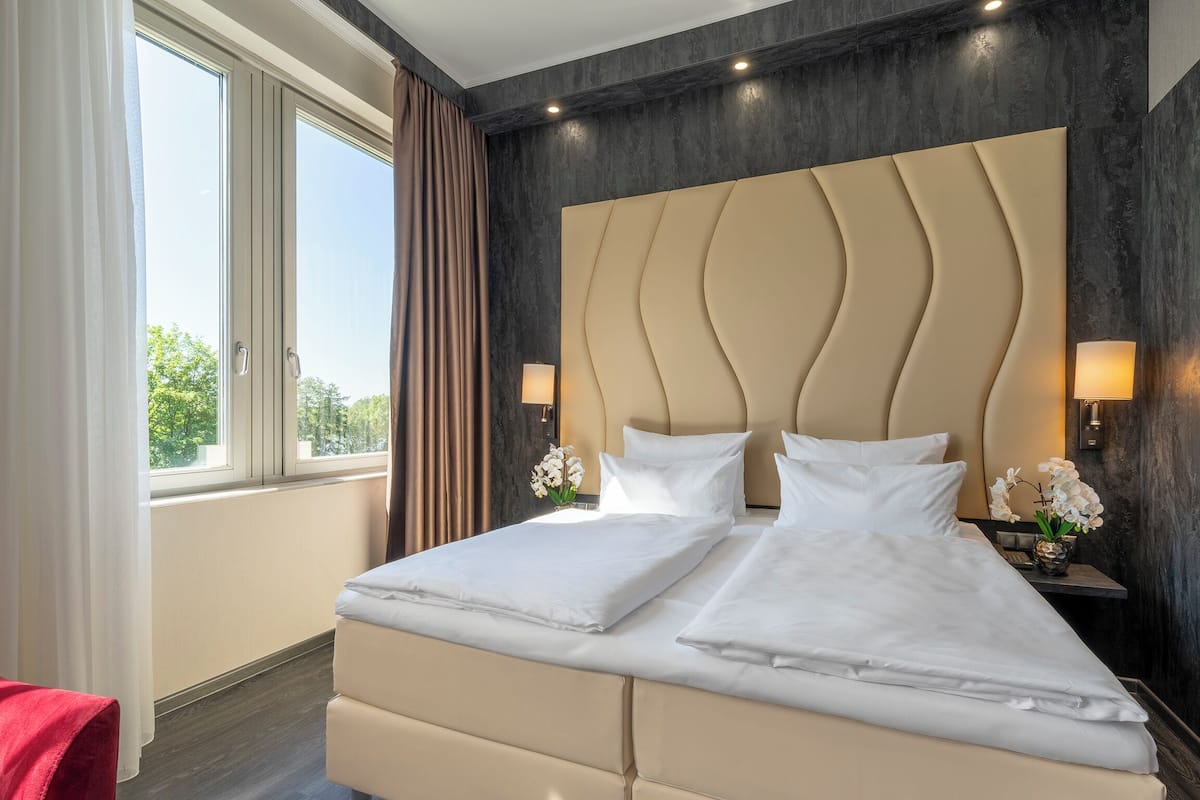 Chambre Confort, 2 lits jumeaux | Vue de la chambre