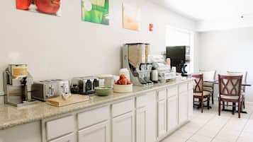 Free continental breakfast