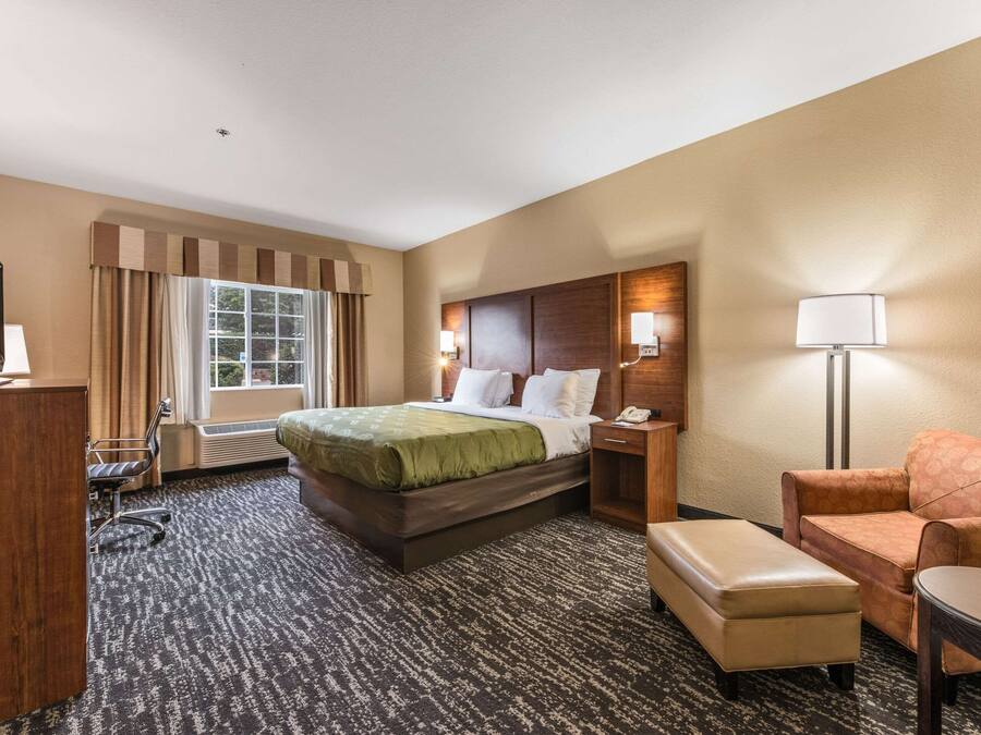 Room, 1 King Bed, Non Smoking | Desk, iron/ironing board, free cribs/infant beds, rollaway beds