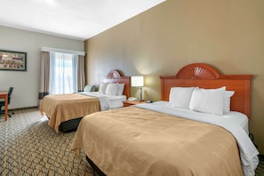 Standard Room, Multiple Beds, Non Smoking | Desk, blackout drapes, iron/ironing board, free WiFi