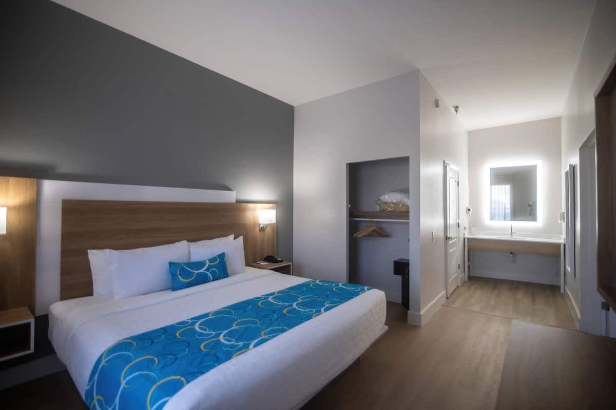 Pillow-top beds, in-room safe, desk, iron/ironing board