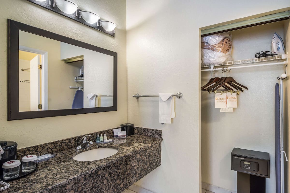 Pillow-top beds, in-room safe, desk, blackout curtains