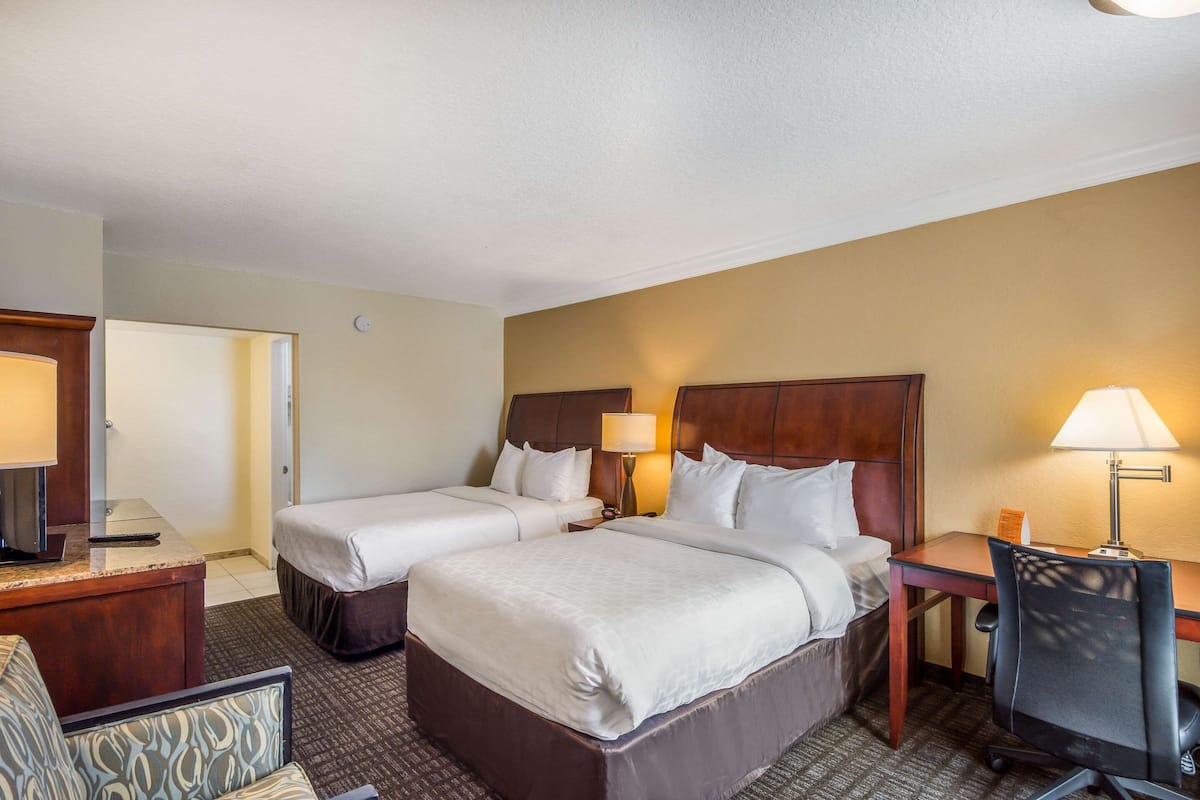 Pillow-top beds, in-room safe, desk, blackout curtains