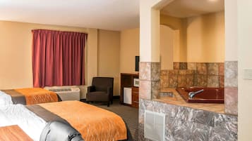 In-room safe, desk, laptop workspace, iron/ironing board