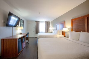 Standard Room, 2 Queen Beds, Non Smoking | 1 bedroom, individually furnished, desk, iron/ironing board