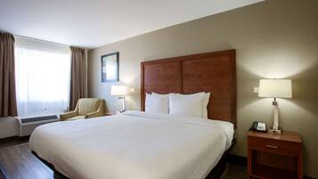 Standardzimmer, 1 King-Bett, barrierefrei, Nichtraucher (with Sofabed) | 1 Schlafzimmer, individuell eingerichtet, Schreibtisch