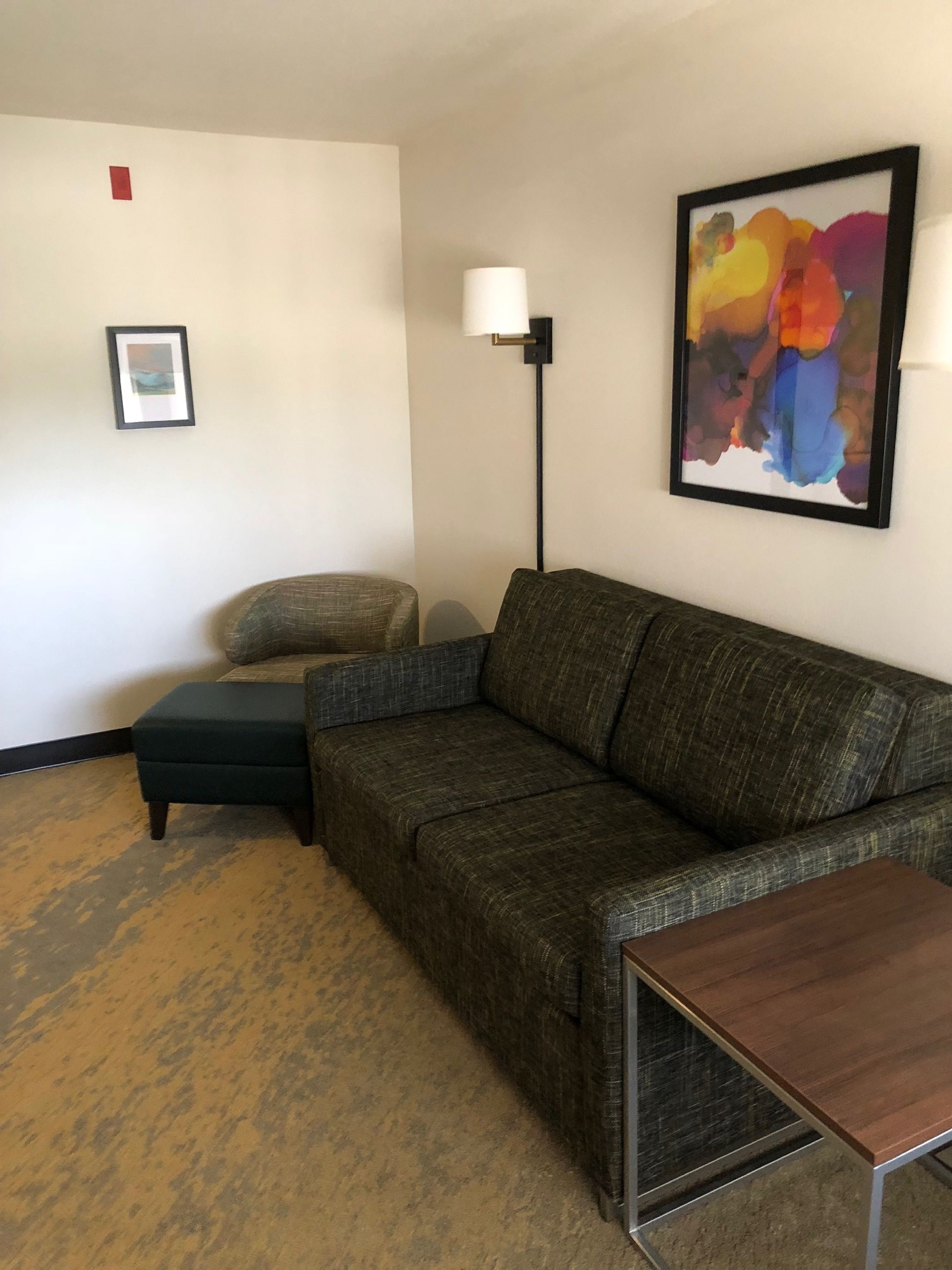 suite, 1 king bed, jetted tub | 1 bedroom, desk, iron/ironing board, free cots/infant beds