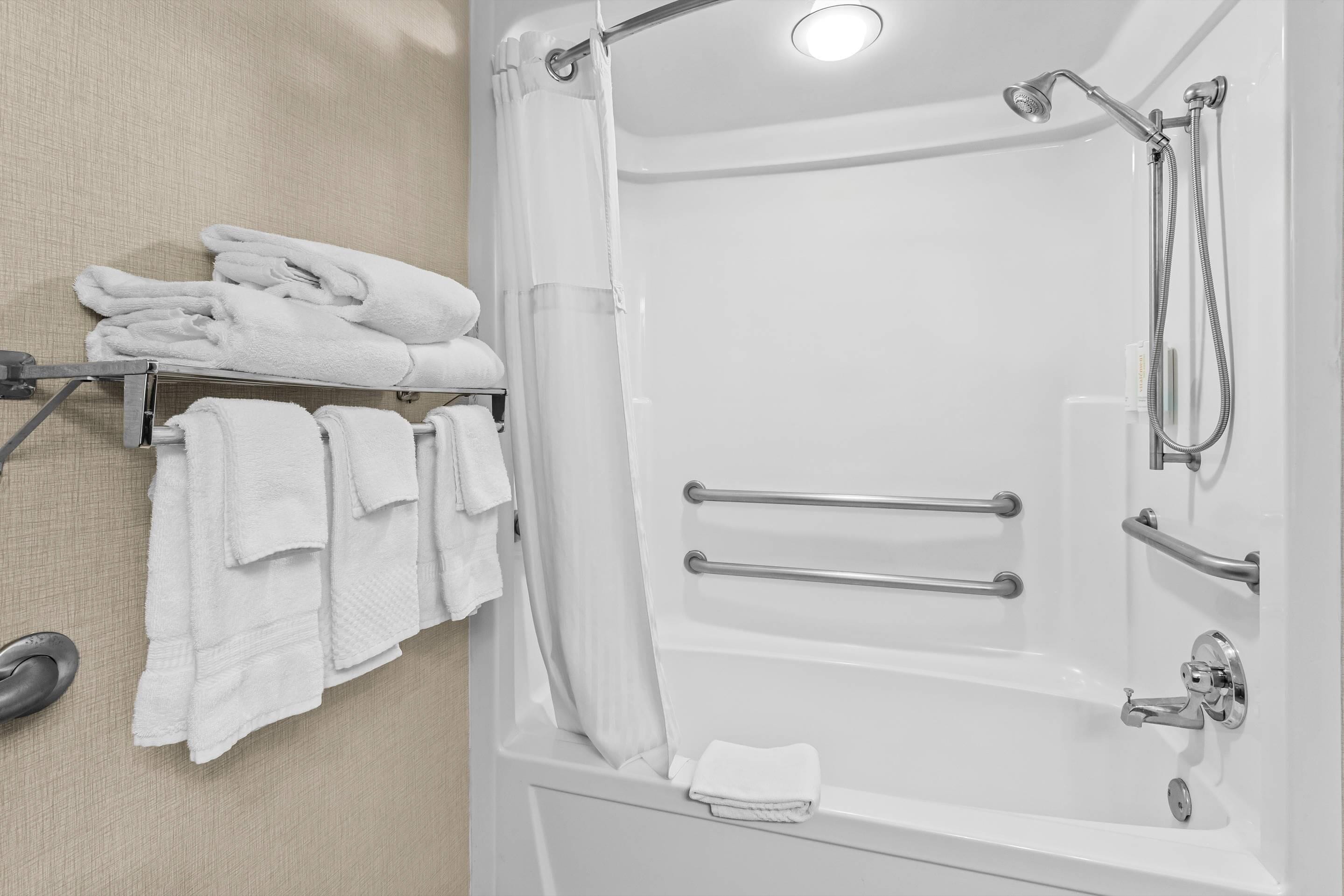 individually decorated, individually furnished, desk, blackout curtains