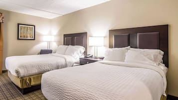 Standard Room, 2 Double Beds, Non Smoking | Individually decorated, individually furnished, desk, blackout drapes