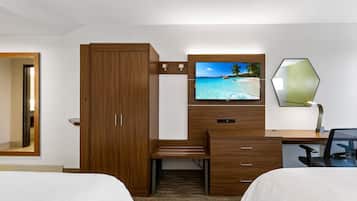 Standard Room, 2 Double Beds | Desk, laptop workspace, iron/ironing board, free cribs/infant beds