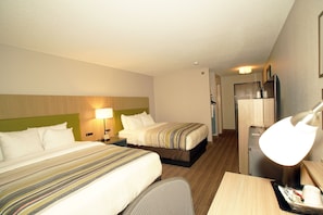 Premium bedding, down duvets, individually decorated