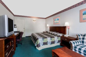 Premium bedding, down comforters, desk, laptop workspace