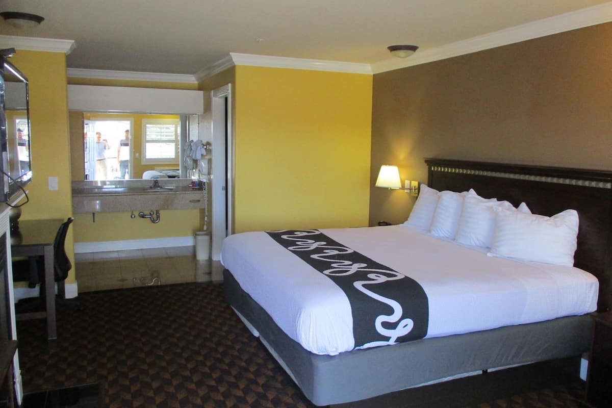 Egyptian cotton sheets, hypo-allergenic bedding, in-room safe