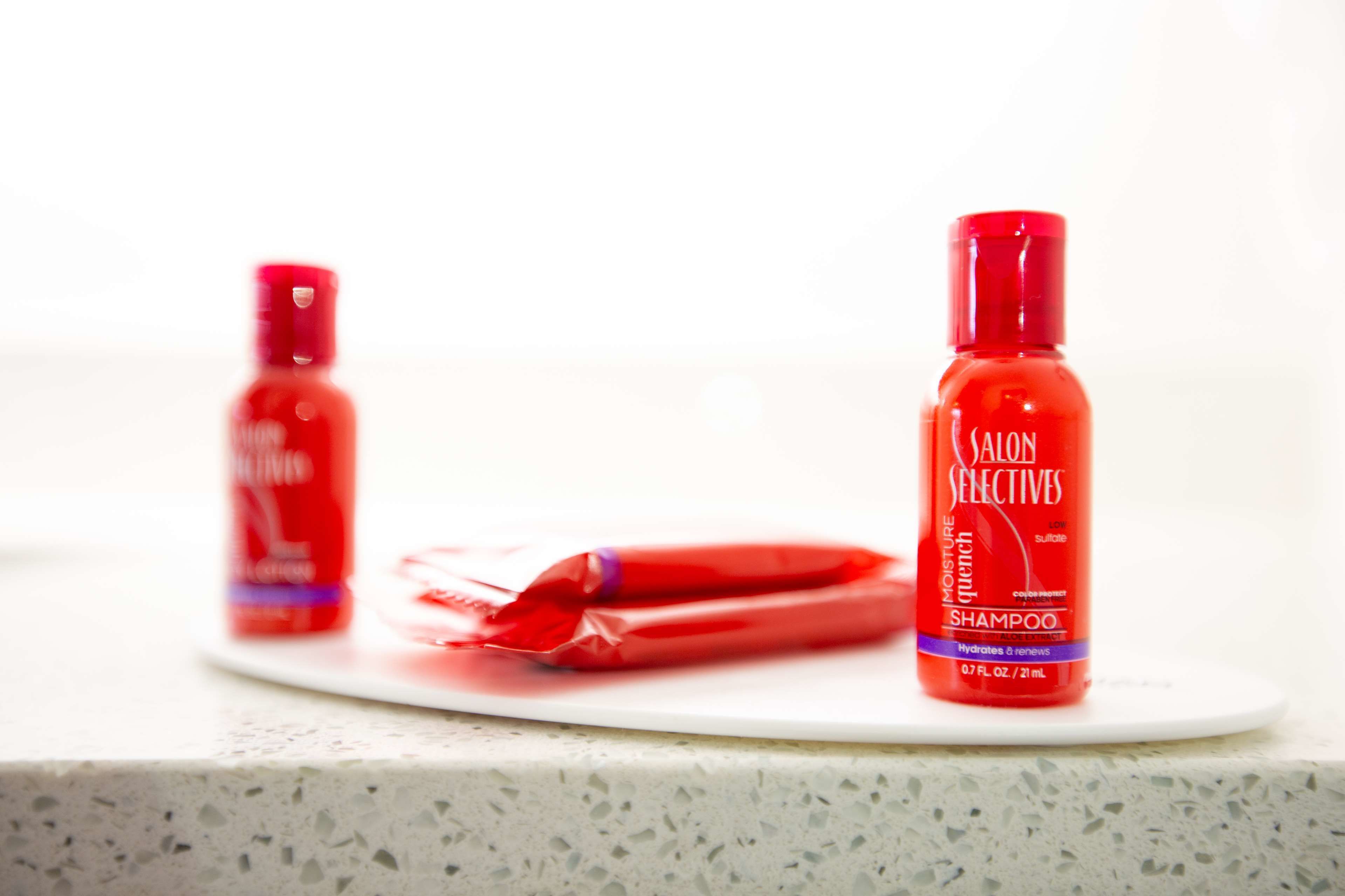 combined shower/bathtub, free toiletries, hair dryer, towels