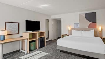 Zimmer, 1 King-Bett und Schlafsofa | 1 Schlafzimmer, Schreibtisch, Verdunkelungsvorhänge