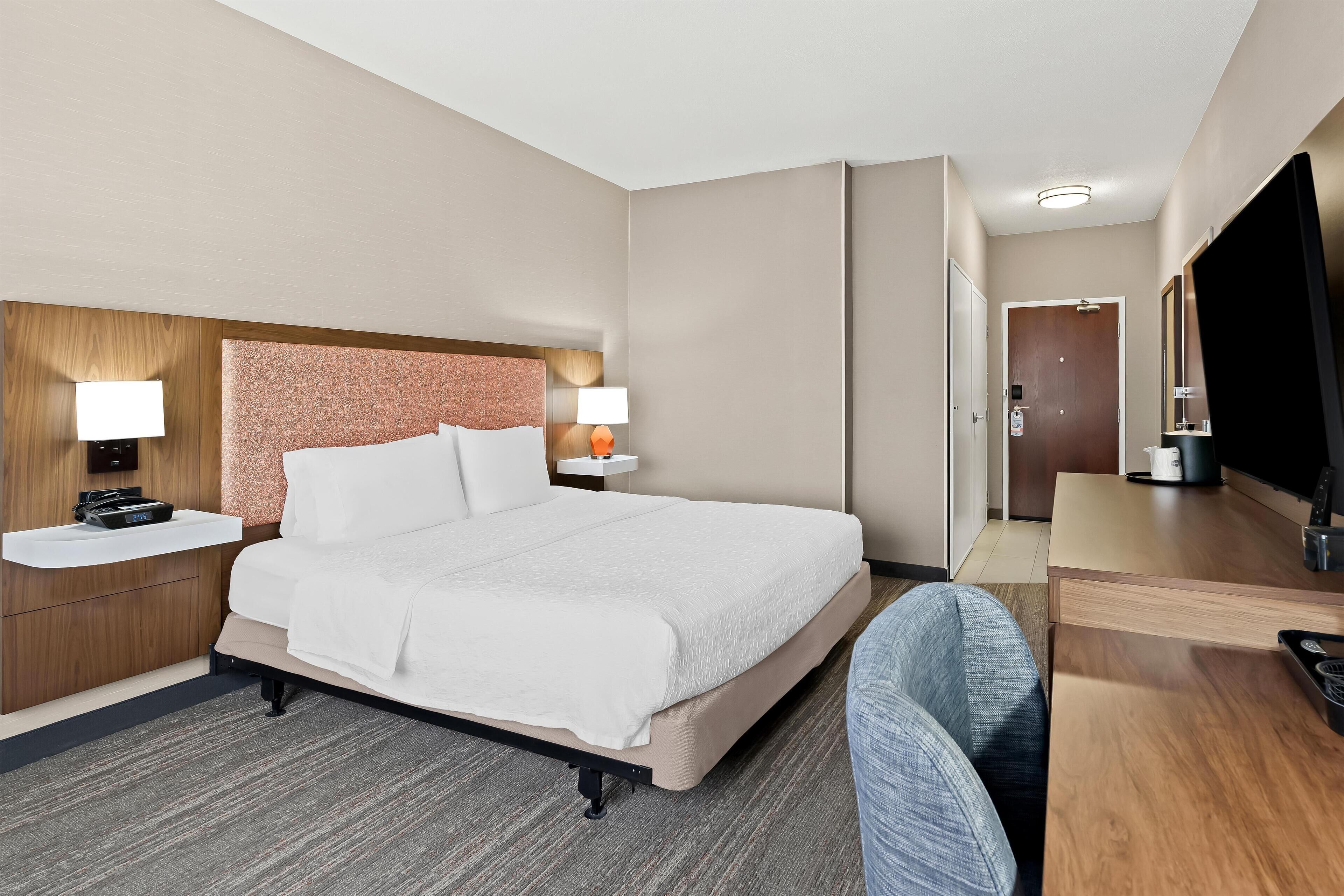 In-room safe, desk, blackout curtains, iron/ironing board