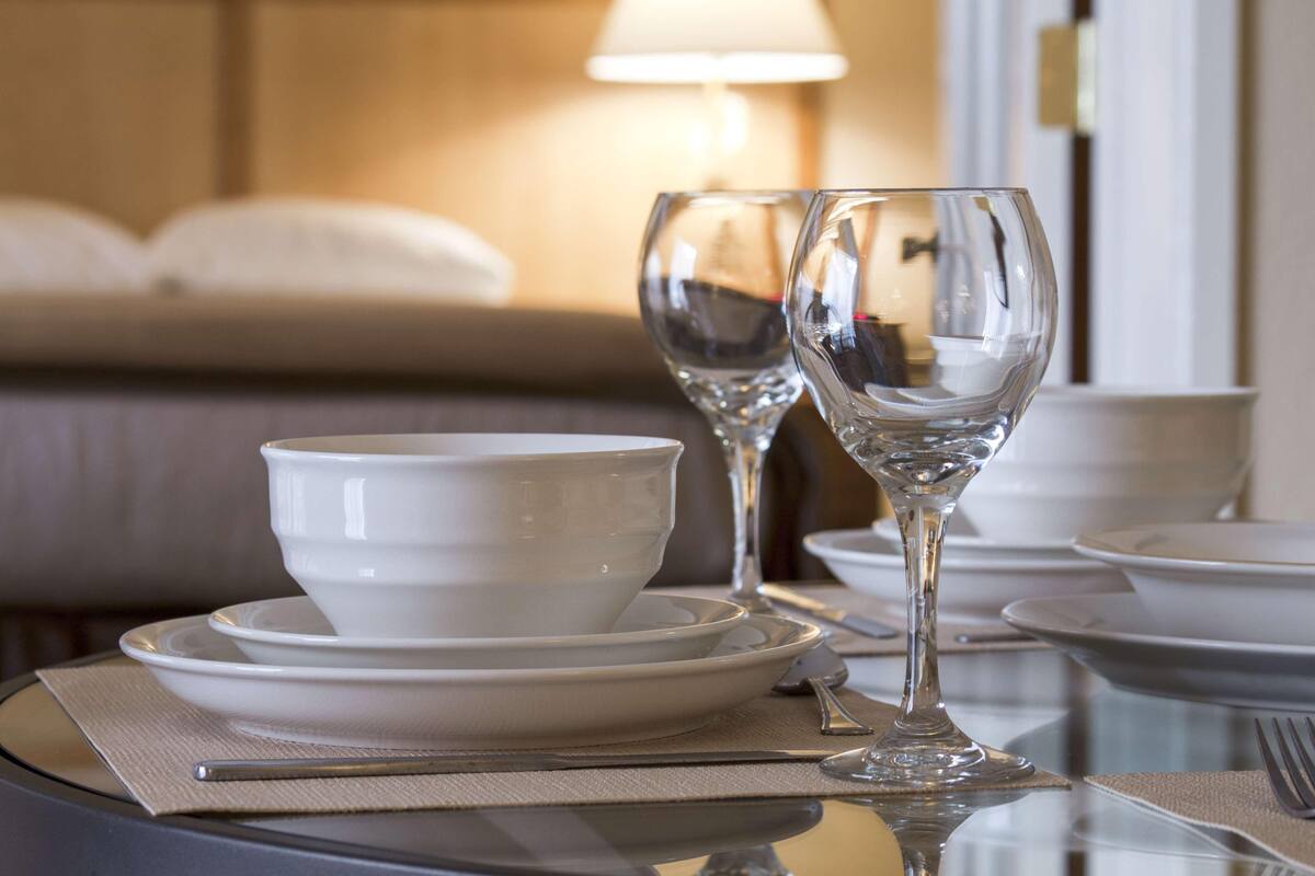 In-room safe, blackout drapes, iron/ironing board, WiFi (free)